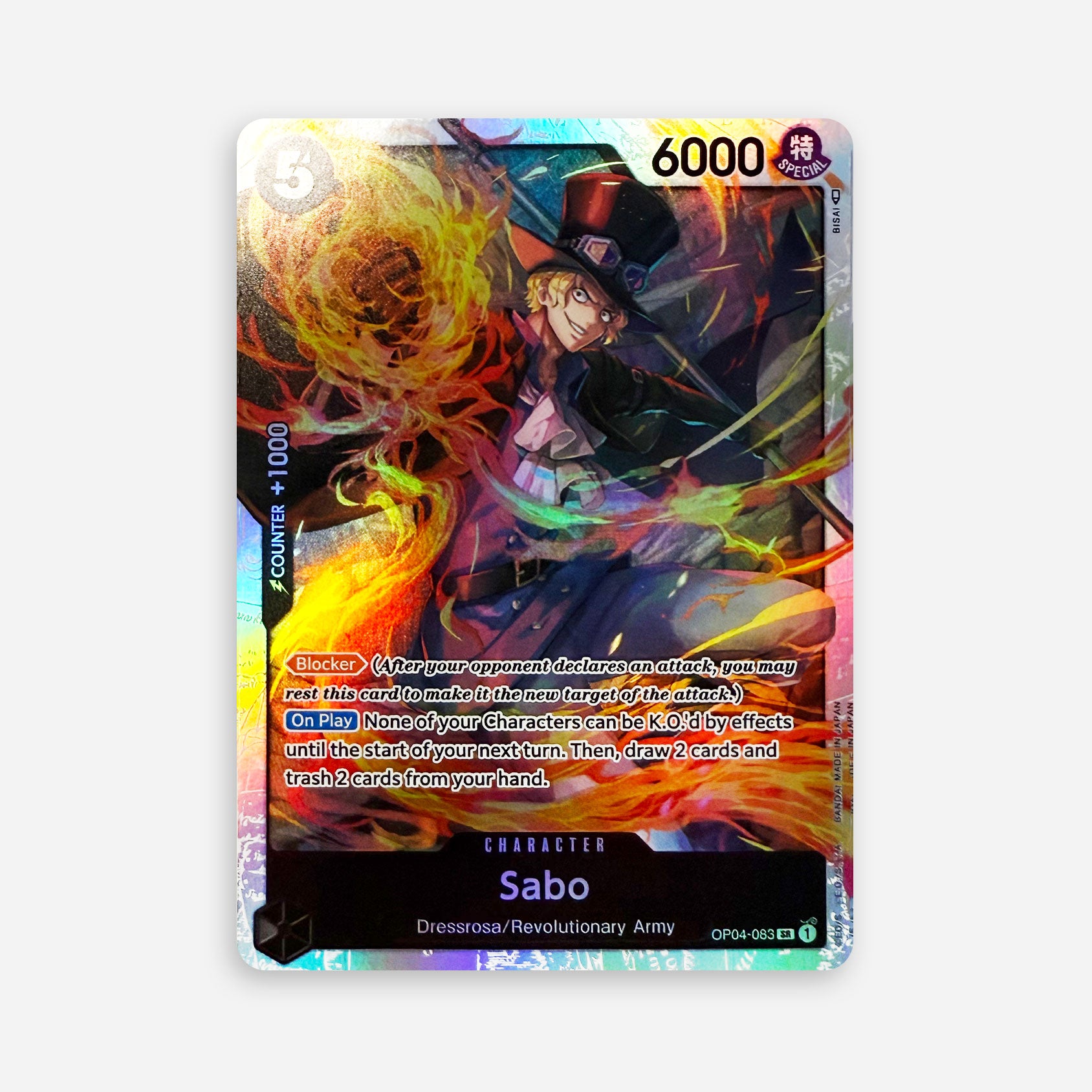 One Piece TCG - Sabo OP04-083 V1