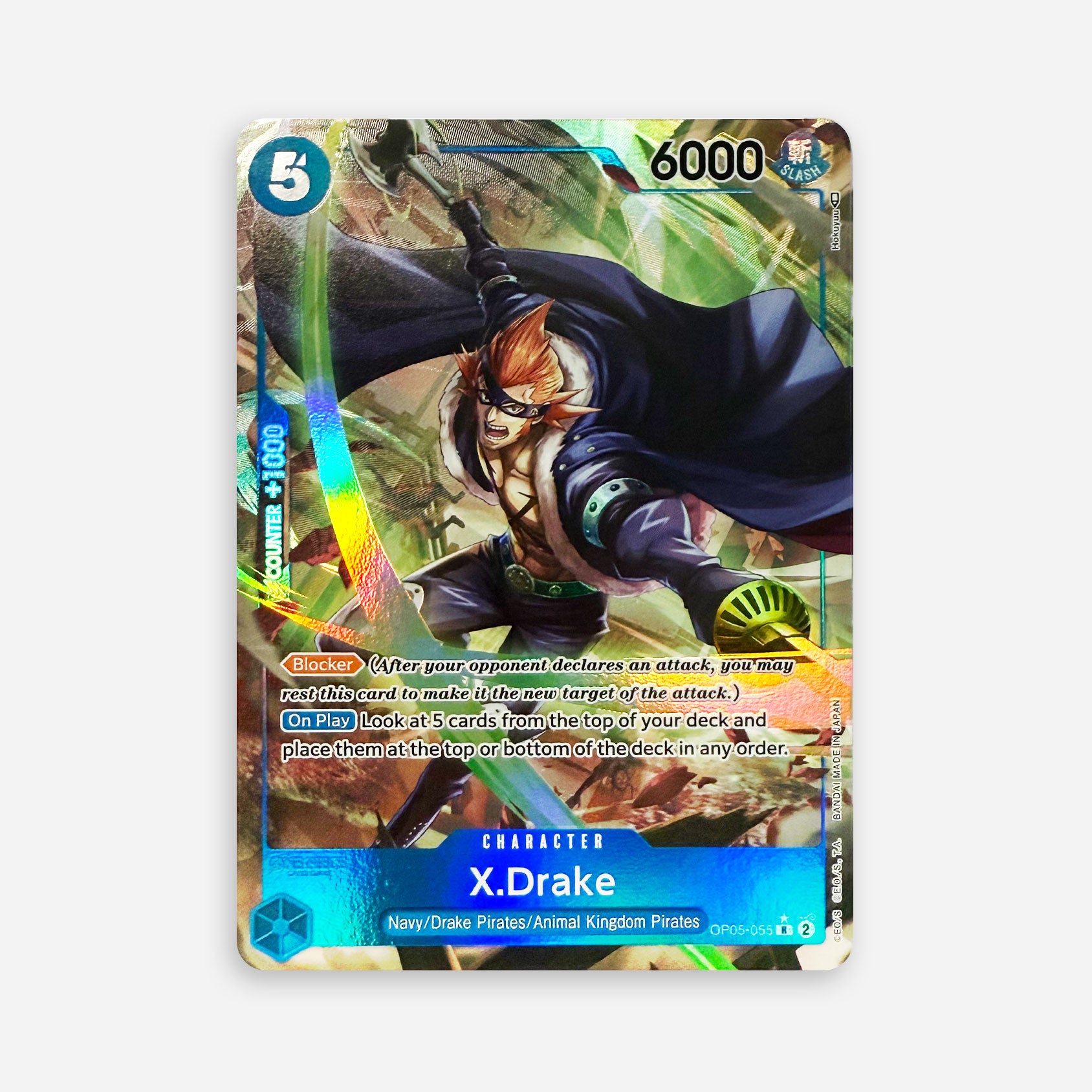 One Piece TCG - X.Drake OP05-055 V2