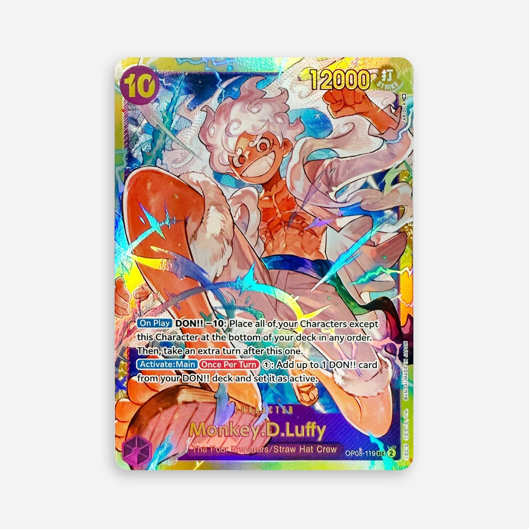 One Piece TCG - Monkey.D.Luffy OP05 - 119 V1 - Made In Camelot