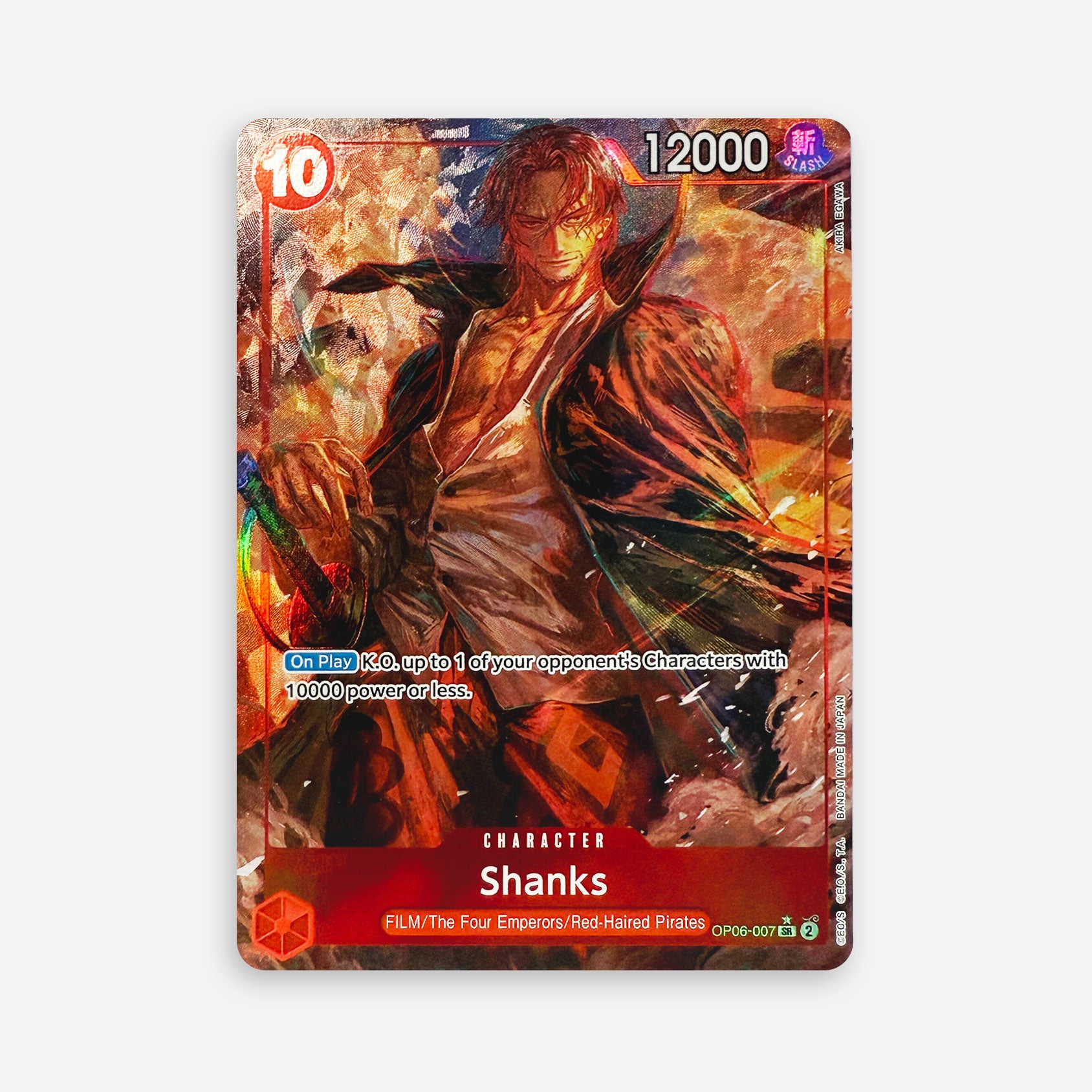 One Piece TCG - Shanks OP06-007 V2