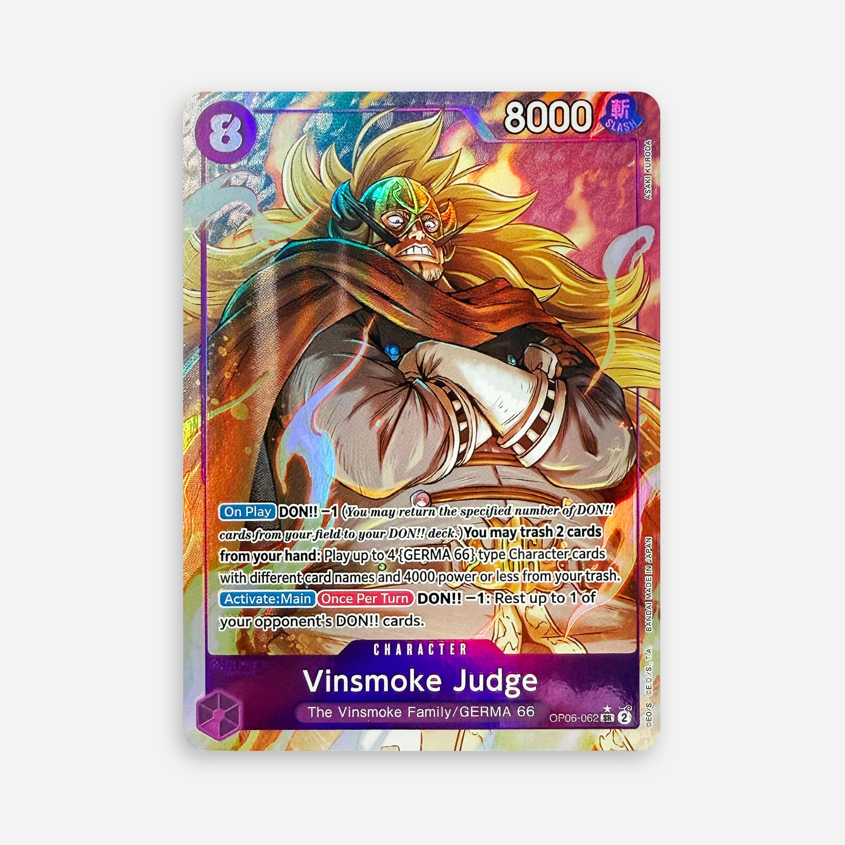 One Piece TCG - Vinsmoke Judge OP06-062 V2