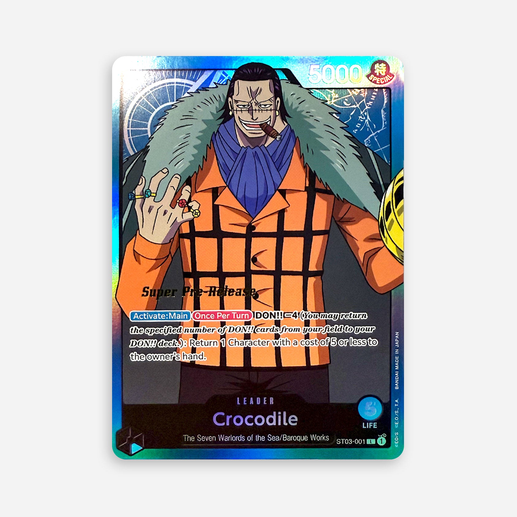 One Piece TCG - Crocodile ST03-001 V2