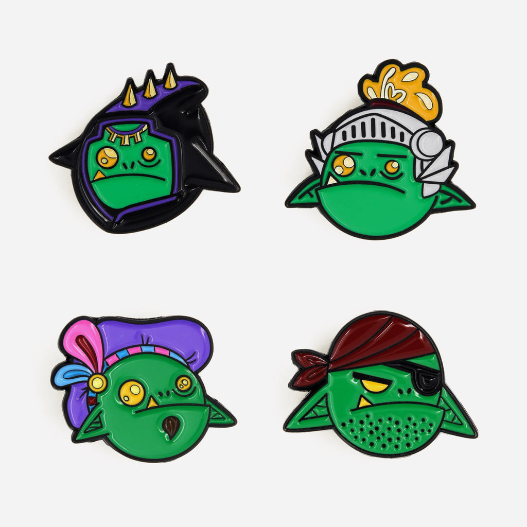 Dice Goblin Enamel pin badge - DnD RPG Session #0 Pin Pack – Party 2