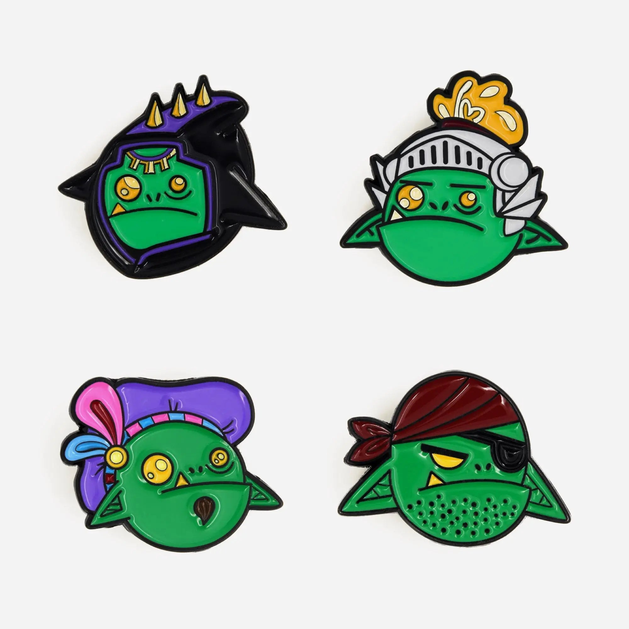 Dice Goblin Enamel pin badge - DnD RPG Session 0 Pin Pack – Party 2 - Made In Camelot