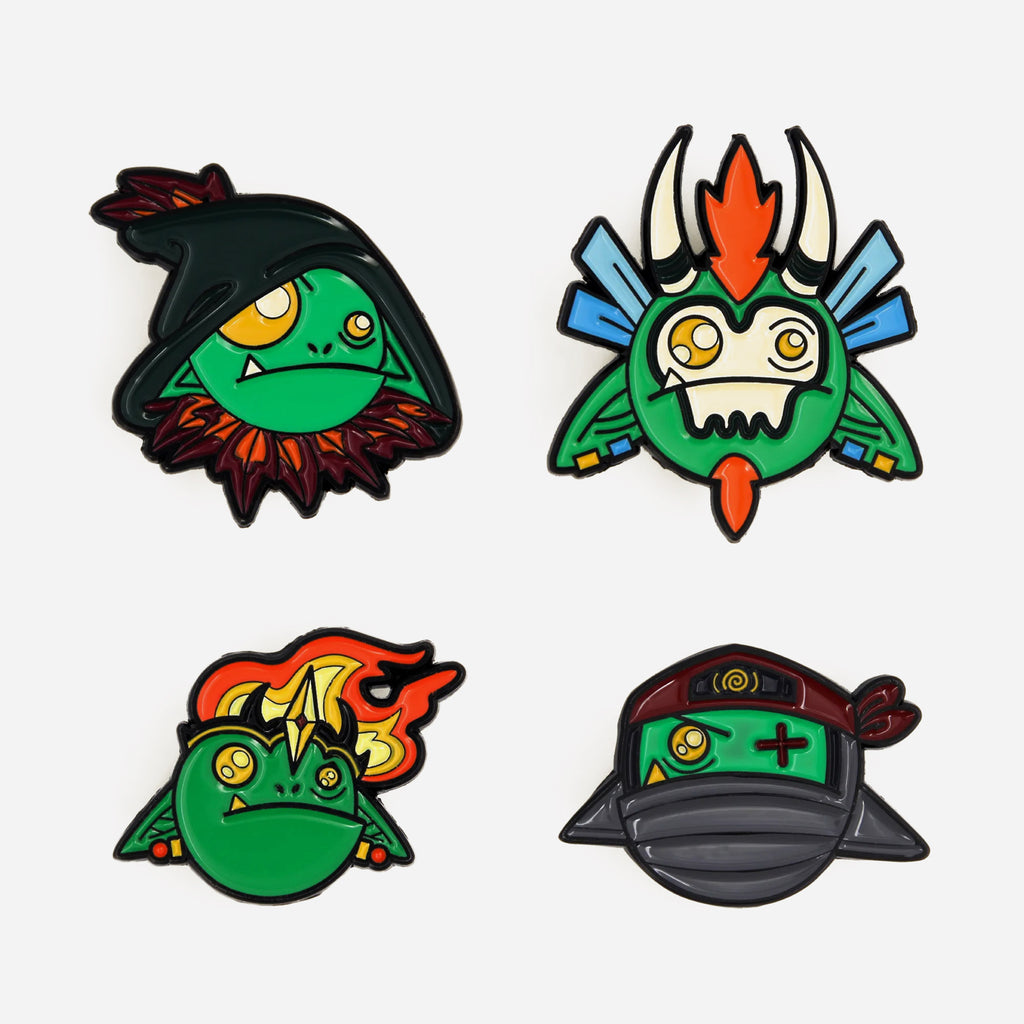 Dice Goblin Enamel pin badge - DnD RPG Session #0 Pin Pack – Party 3