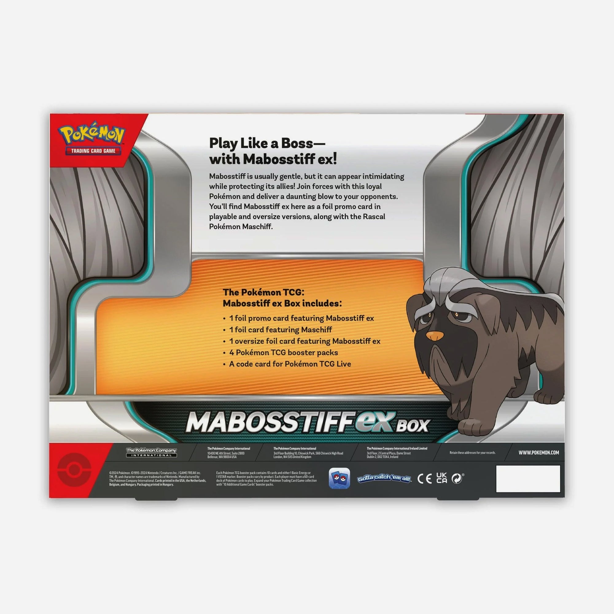 Pokémon Mabosstiff ex - Collection Box
