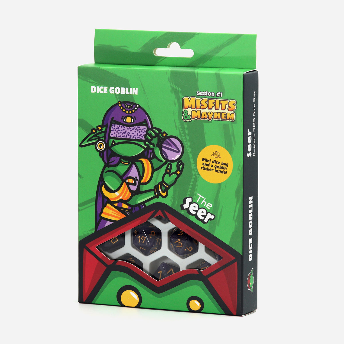 D&D Dice set - Dice Goblin: The Seer