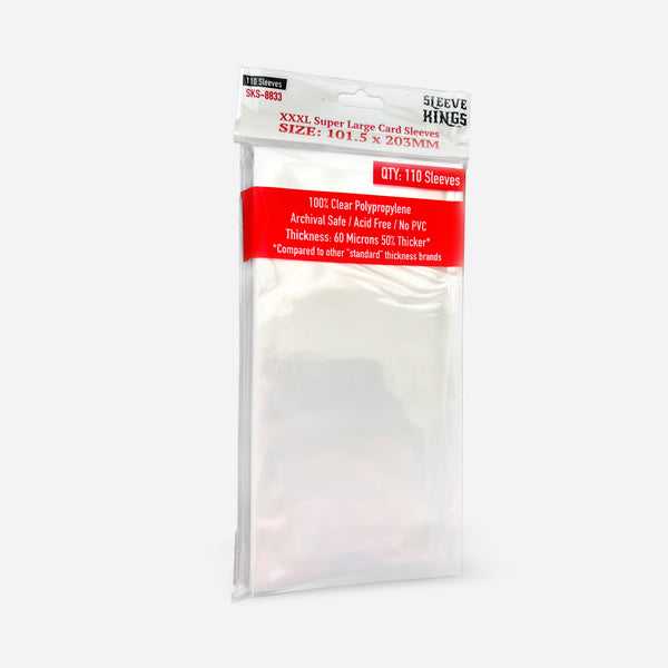 Sleeve Kings - XXXL Super Large 101.5x203mm - 110 pack - Made In Camelot