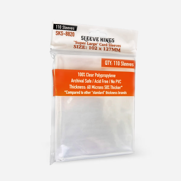 Sleeve Kings - Super Large 102x127mm - 110 pack - Made In Camelot