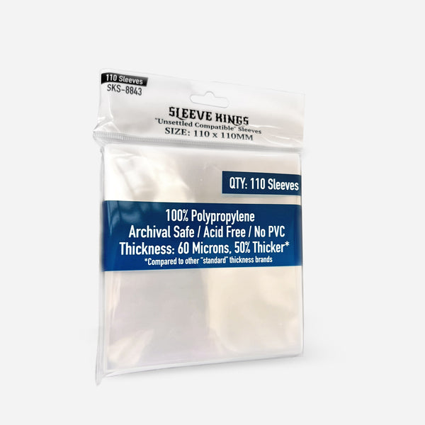 Sleeve Kings - 110x110mm - 110 pack - Made In Camelot