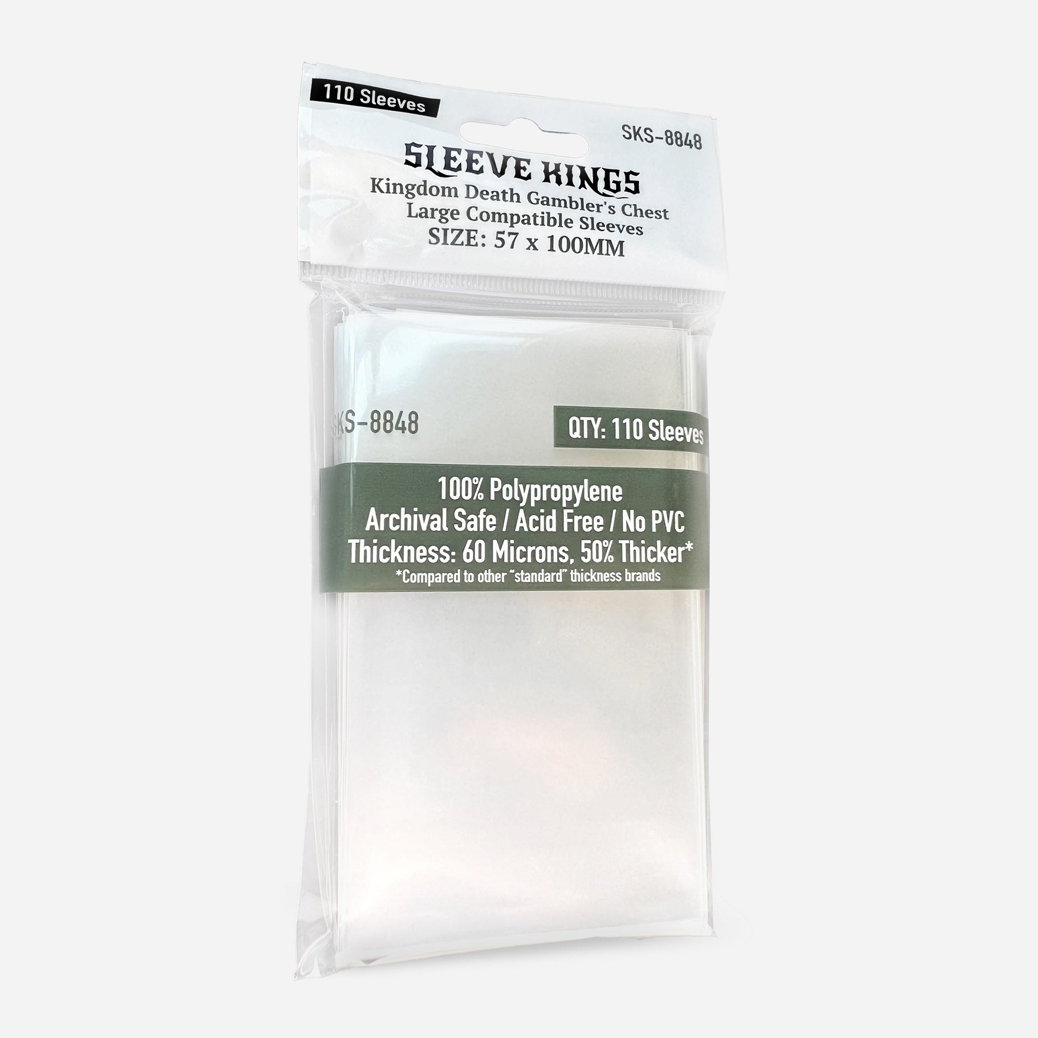 Sleeve Kings - 57x100mm - 110 pack - Made In Camelot