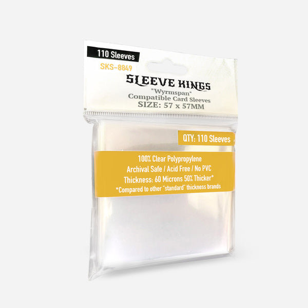Sleeve Kings - 57x57mm - 110 pack - Made In Camelot