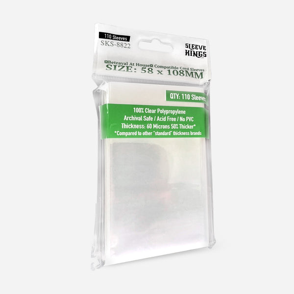 Sleeve Kings - 58x108mm - 110 pack - Made In Camelot