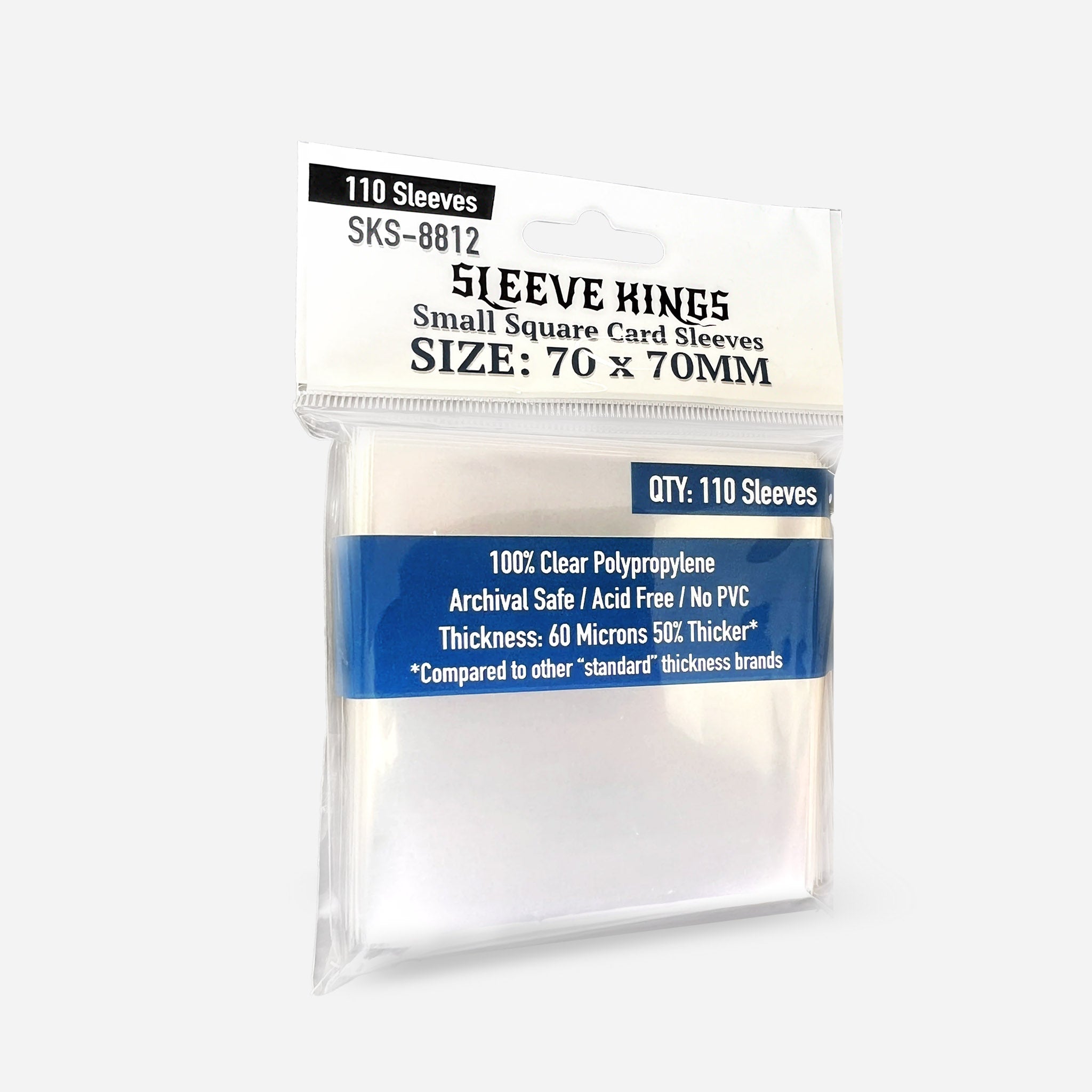 Sleeve Kings - 70x70mm - 110 pack - Made In Camelot