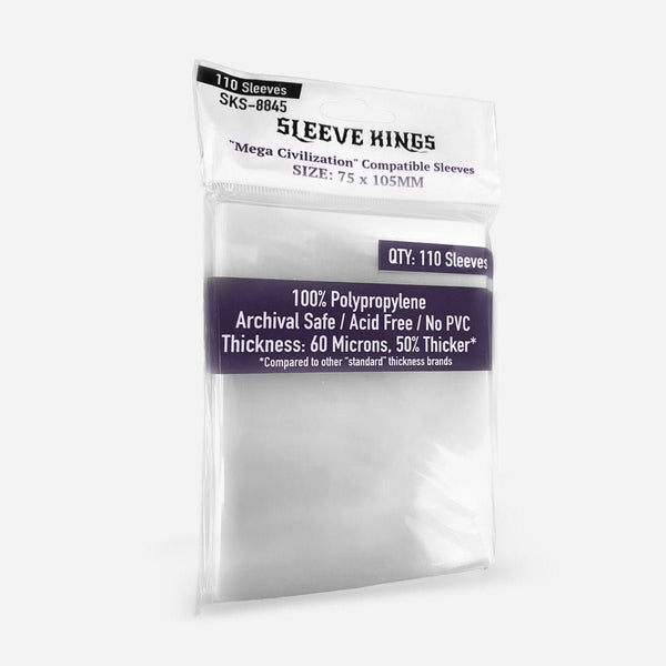 Sleeve Kings - 75x105mm - 110 pack - Made In Camelot