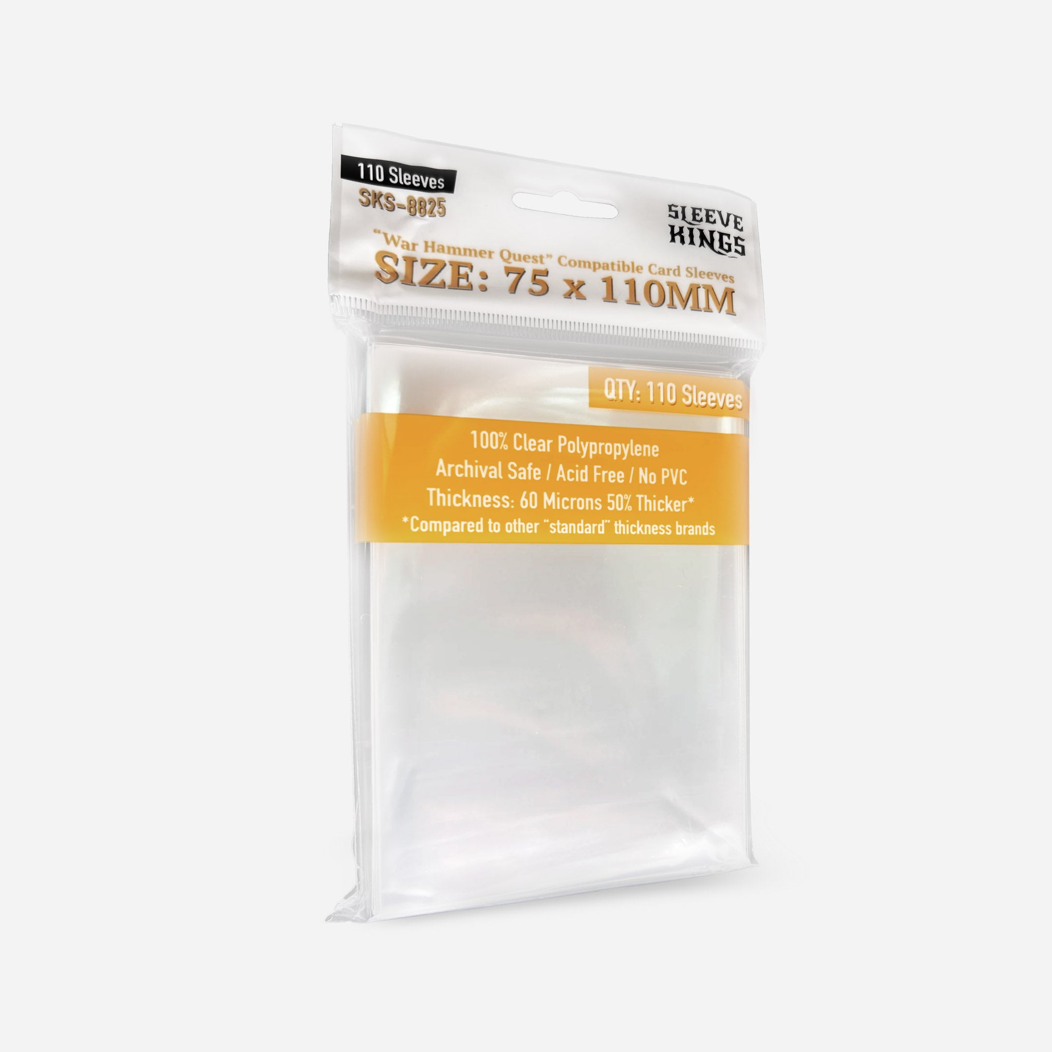 Sleeve Kings - 75x110mm - 110 pack - Made In Camelot