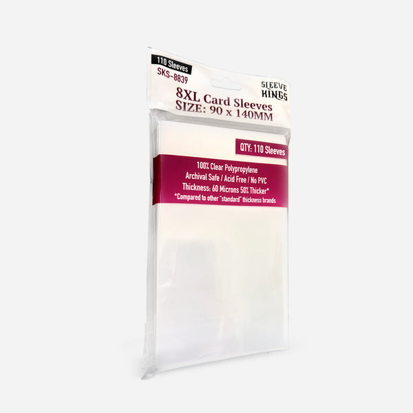 Sleeve Kings - 8XL 90x140mm - 110 pack - Made In Camelot